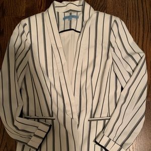 Antonio Melani Striped Linen Jacket